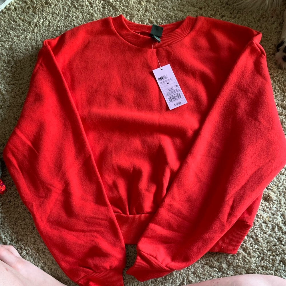 Wild fable red cotton sweatshirt NWT